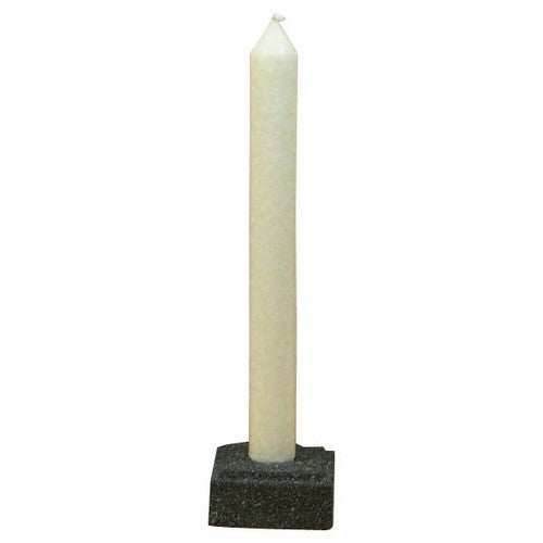 Taper Candle Holder Lava Stone Lavastone 6 COUNT by Aloha Bay