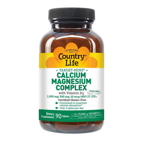 Calcium Magnesium Complex Vitamin D3 90 Tabs by Country Life