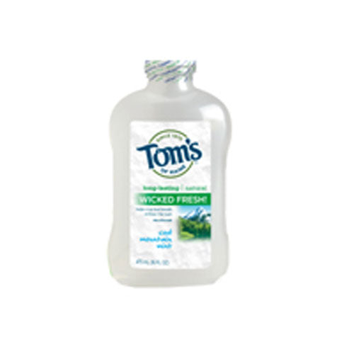 Long Lasting Wicked Fresh Mouthwash Cool Mountain Mint 16 oz by Tom's Of Maine
