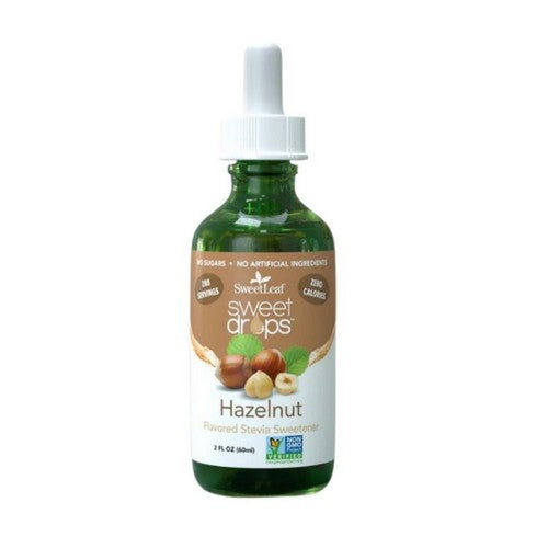 Sweet Drops Sweetener Hazelnut 2 Oz by Sweetleaf Stevia