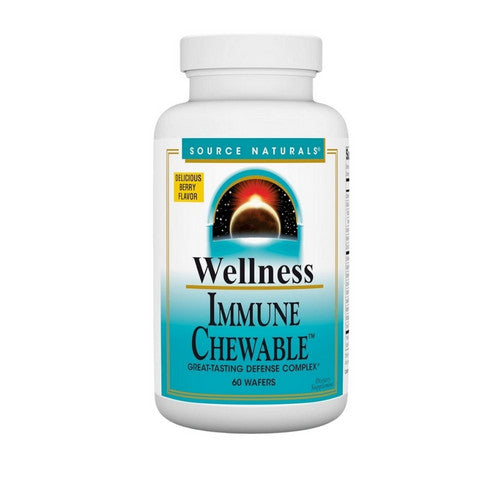 Wellness Immune Chewable 60 wafer by Source Naturals