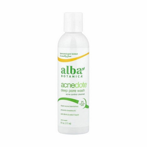 Acnedote Deep Pore Wash 6 Oz by Alba Botanica