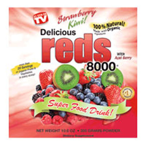 Delicious Reds 8000 Strawberry/Kiwi 10.6 oz by Greens World Inc
