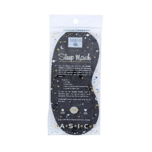 Sleep Mask Black 1 Each by Earth Therapeutics