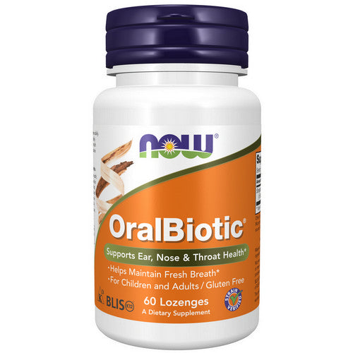 OralBiotic Blis K12 60 Lozenges by Now Foods