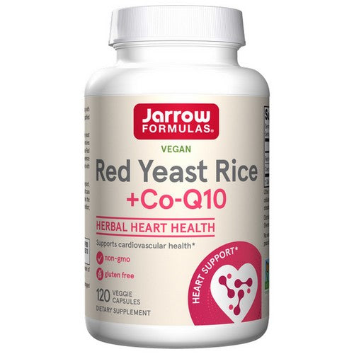 Red Yeast Rice And Co-Q10 120 Veggie Capsules by Jarrow Formulas