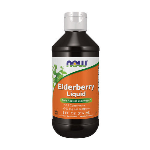 Elderberry Liquid 8 oz by Now Foods