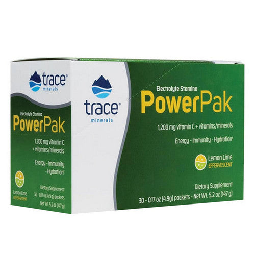 Electrolyte Stamina Power Pak Lemon Lime 32 pk by Trace Minerals