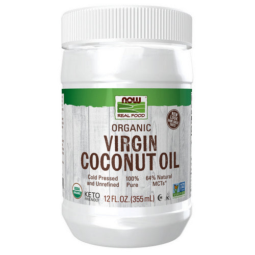 Organic Virgin Coconut Oil 12 oz by Now Foods