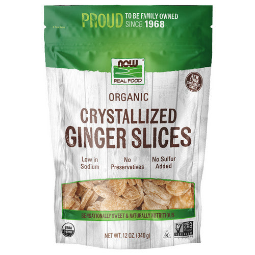 Ginger Slices (Crystallized) 12 oz by Now Foods
