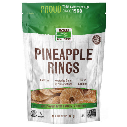 Pineapple Rings 12 Oz by Now Foods