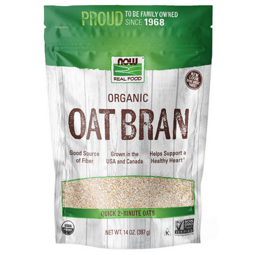 Oat Bran 14 oz by Now Foods