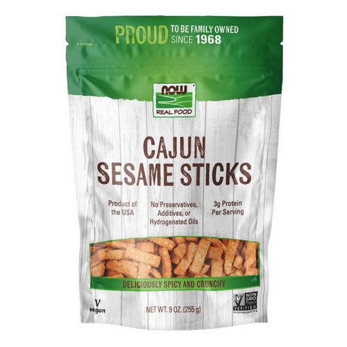 Cajun Sesame Sticks 9 Oz by Now Foods
