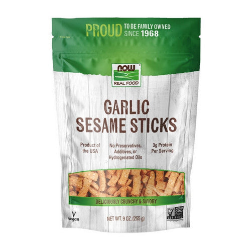 Sesame Sticks Garlic 9 oz by Now Foods