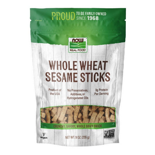 Sesame Sticks Salted (Whole Wheated) 9 oz by Now Foods