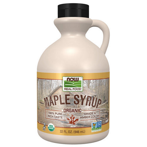 Maple Syrup Organic Grade A 32 oz by Now Foods