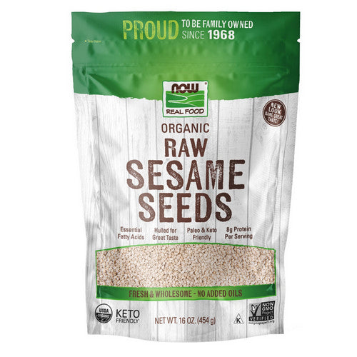 Organic Sesame Seeds 1 lb by Now Foods