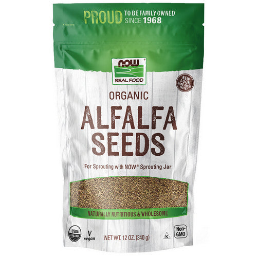 Alfalfa Seeds 12 Oz by Now Foods