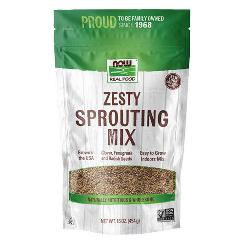 Sprouting Mix Clover Fenugreek and Radish 1 lb by Now Foods