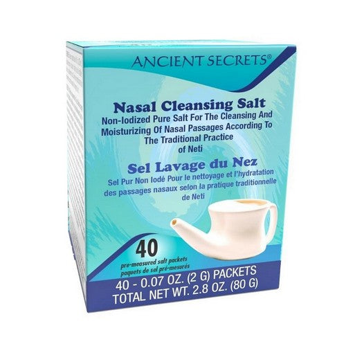 Nasal Cleansing Salt 40 Packets by Ancient Secrets