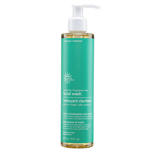 Clarifying Facial Wash Fragrance Free 8 oz by Earth Science