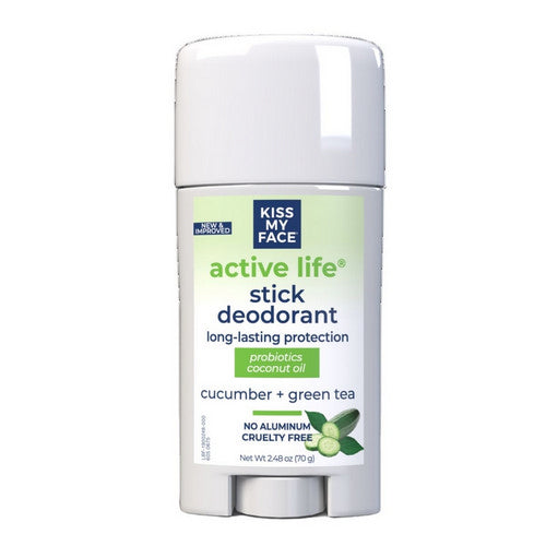 Active Life Deodorant Stick Green Tea 2.48 oz by Kiss My Face