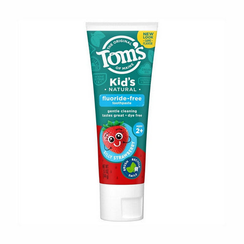 Kid'S Natural Toothpaste Fluoride-Free Ages 2 Plus Silly Strawberry 5.1 Oz by Tom's Of Maine