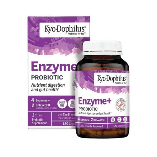 Kyo-Dophilus Probiotics Plus Enzymes 120 Caps by Kyolic