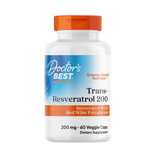 Trans-Resveratrol 200  With Resvinol 60 Veggie Caps by Doctors Best
