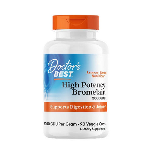 High Potency Bromelain 90 Veggie Caps by Doctors Best
