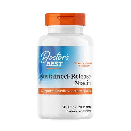 Sustained-Release Niacin with Niaxtend 120 Tablets by Doctors Best