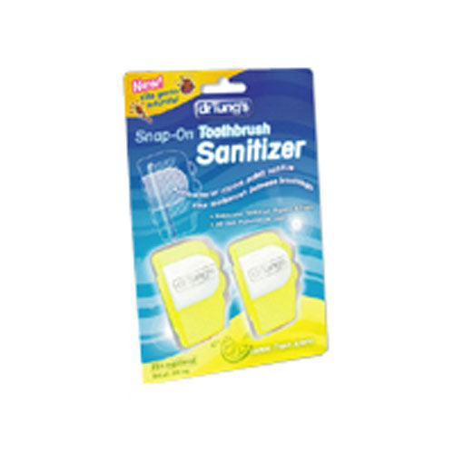 Snap-On Toothbrush Sanitizer for Kids 2 pack by Dr. Tungs
