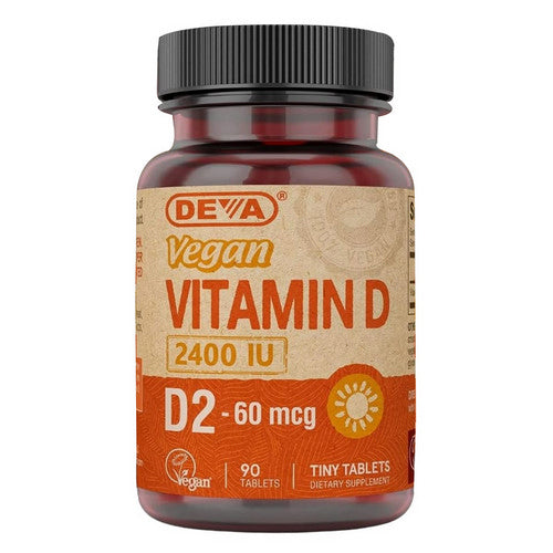 Vegan Vitamin D 90 tabs by Deva Nutrition
