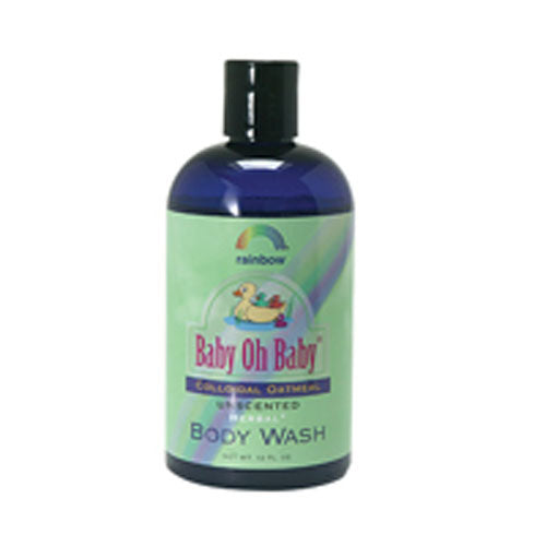 Baby Colloidal Oatmeal Body Wash Unscented 12 oz by Rainbow Research