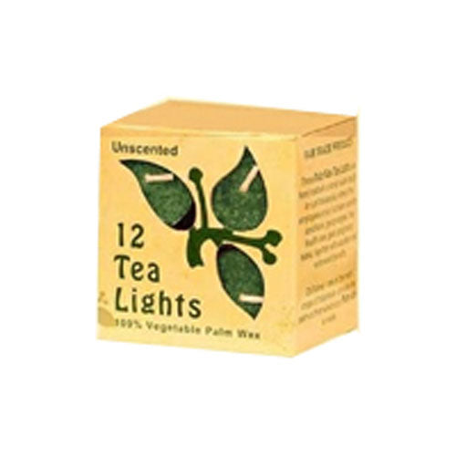 Candle Unscented Tea Lights With Glass Green 12/0.7 oz by Aloha Bay