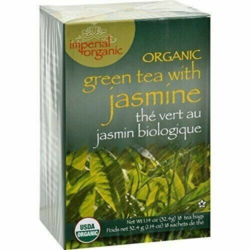 Imperial Organic Green Tea Jasmine 18 bags by Uncle Lees Teas