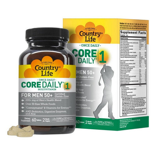 Core Daily-1 For Men 50 Plus 60 Tabs by Country Life