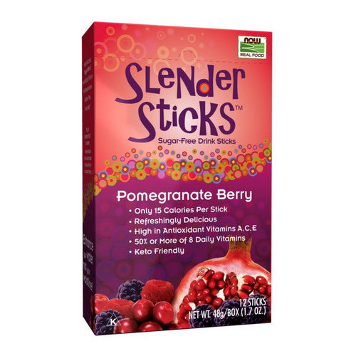 Sugar Free Drink Sticks Pomegranate Berry 12 sticks, 1.7 oz by Now Foods