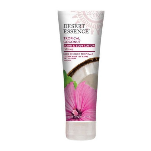 Organic Relaxing Hand And Body Lotion Tropical Coconut 8 Oz by Desert Essence