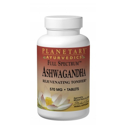 Ashwagandha  Full Spectrum 120 tabs by Planetary Ayurvedics