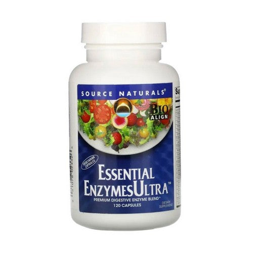 Essential Enzymes Ultra 120 Caps by Source Naturals