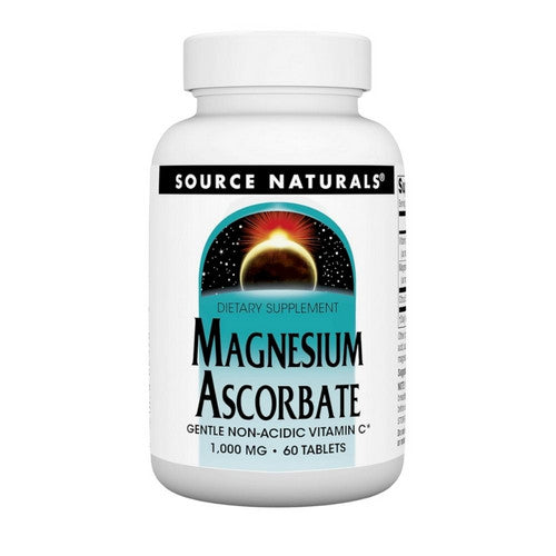 Magnesium Ascorbate 60 tabs by Source Naturals