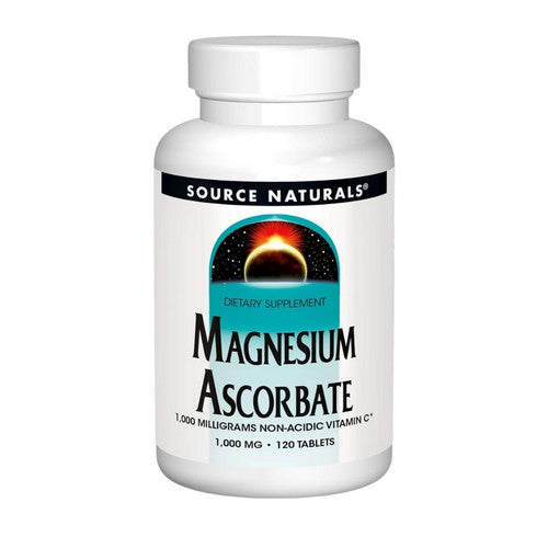 Magnesium Ascorbate 120 tabs by Source Naturals