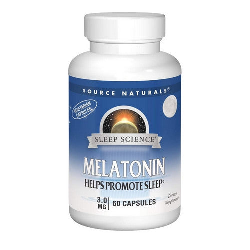 Timed Release Melatonin 60 caps by Source Naturals