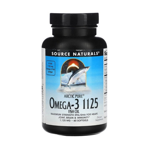 ArcticPure Omega-3 1125 Fish Oil 60 softgels by Source Naturals