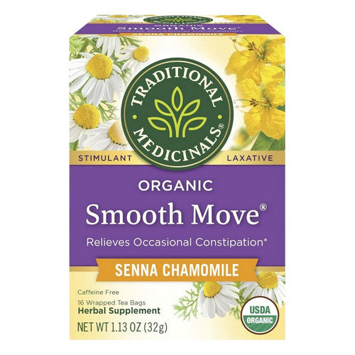 Smooth Move Chamomile Tea 16 bags by Traditional Medicinals