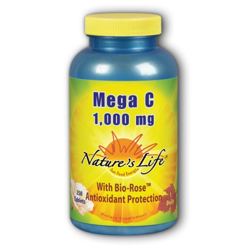 Mega Vitamin C 250 tabs by Nature's Life