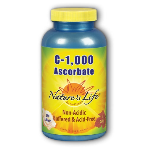 Ascorbate C 250 tabs by Nature's Life
