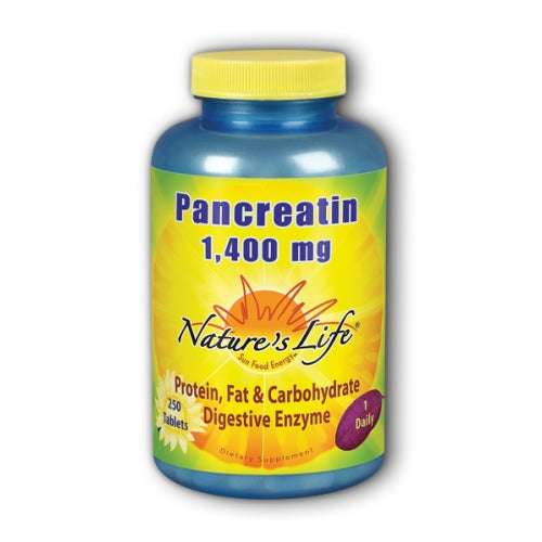 Pancreatin 250 tabs by Nature's Life