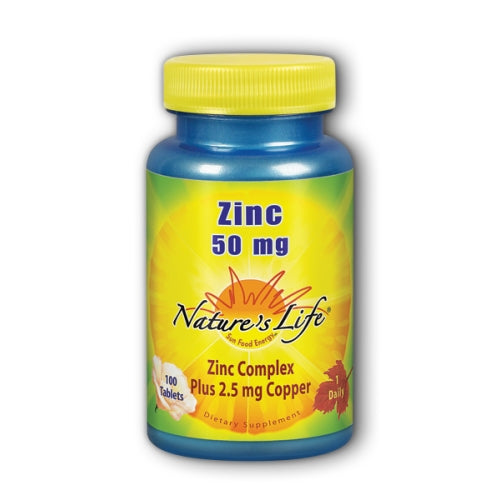 Zinc 100 tabs by Nature's Life